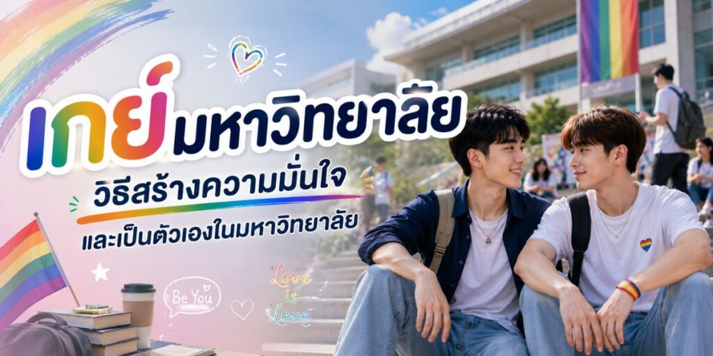 เกย์มหาวิทยาลัย วิธีสร้างความมั่นใจและเป็นตัวเองในมหาวิทยาลัย