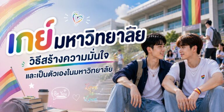 เกย์มหาวิทยาลัย วิธีสร้างความมั่นใจและเป็นตัวเองในมหาวิทยาลัย