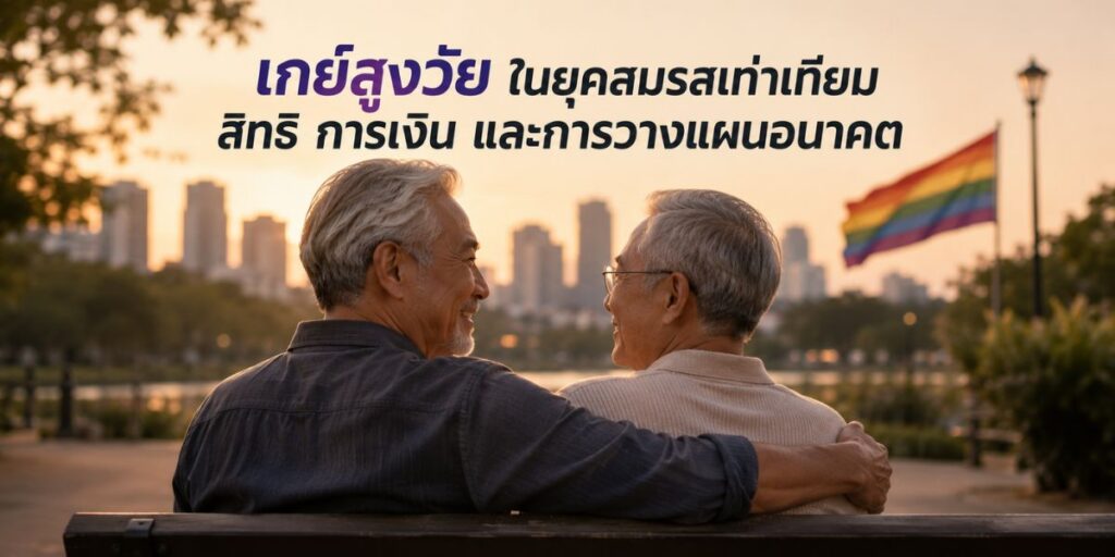 เกย์สูงวัย ในยุคสมรสเท่าเทียม สิทธิ การเงิน และการวางแผนอนาคต