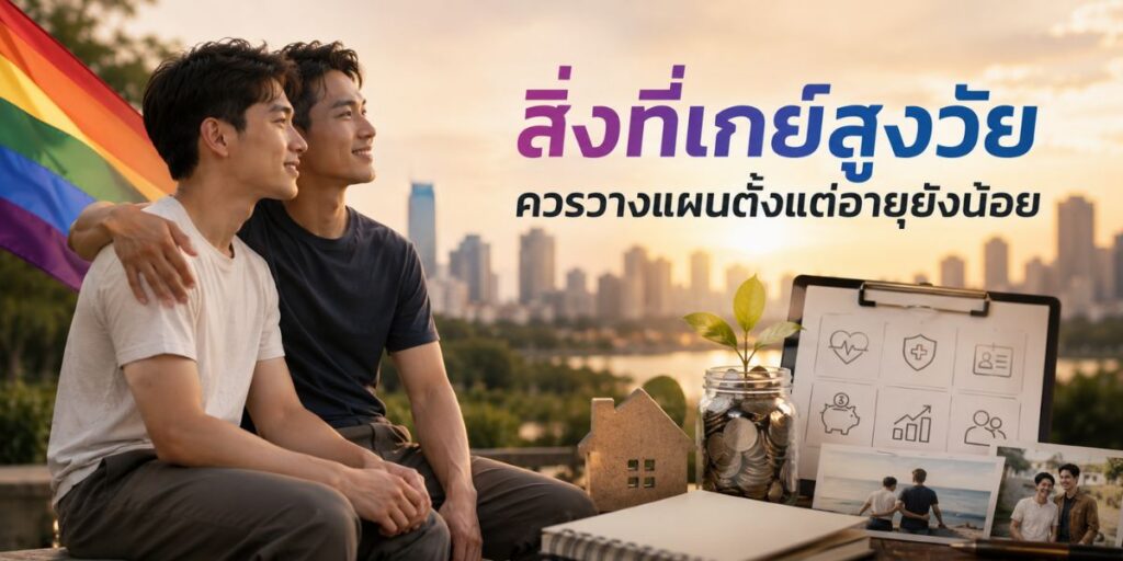 สิ่งที่เกย์สูงวัยควรวางแผนตั้งแต่อายุยังน้อย