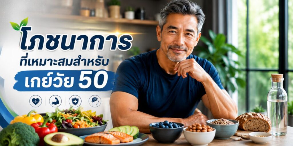 โภชนาการที่เหมาะสมสำหรับเกย์วัย 50