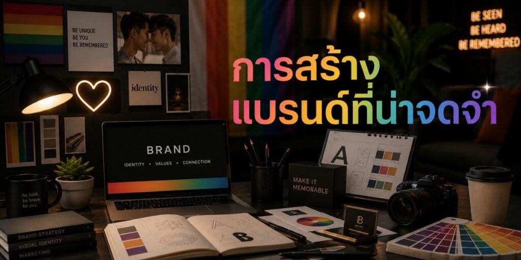 การสร้างแบรนด์ที่น่าจดจำ