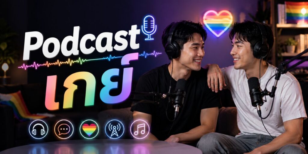 Podcast เกย์ แนะนำรายการน่าฟังสำหรับชาว LGBTQ+