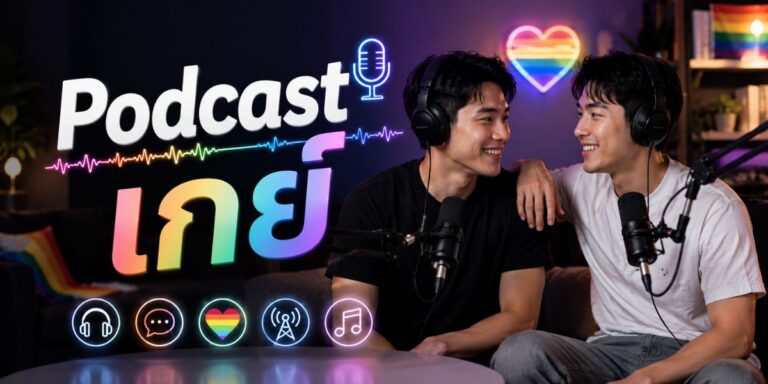Podcast เกย์ แนะนำรายการน่าฟังสำหรับชาว LGBTQ+