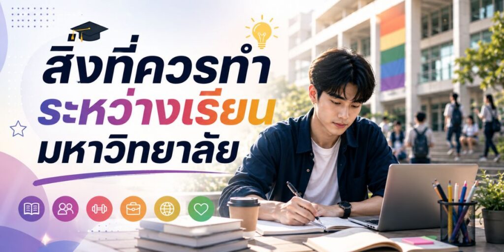 สิ่งที่ควรทำระหว่างเรียนมหาวิทยาลัย