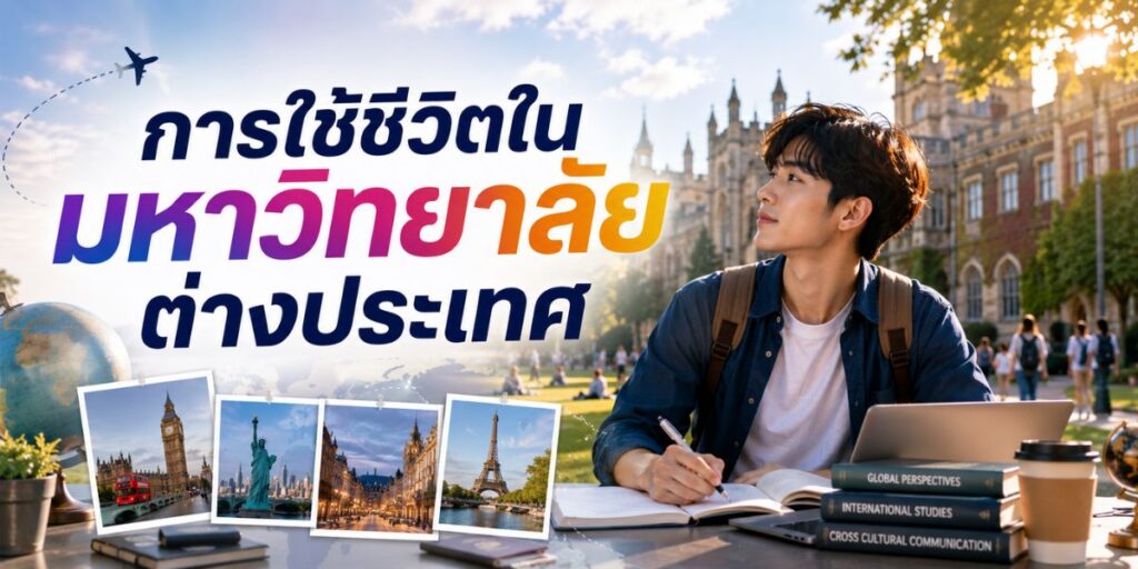 การใช้ชีวิตในมหาวิทยาลัยต่างประเทศ