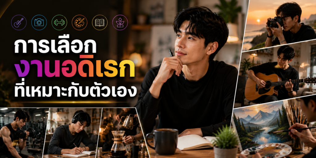 การเลือกงานอดิเรกที่เหมาะกับตัวเอง