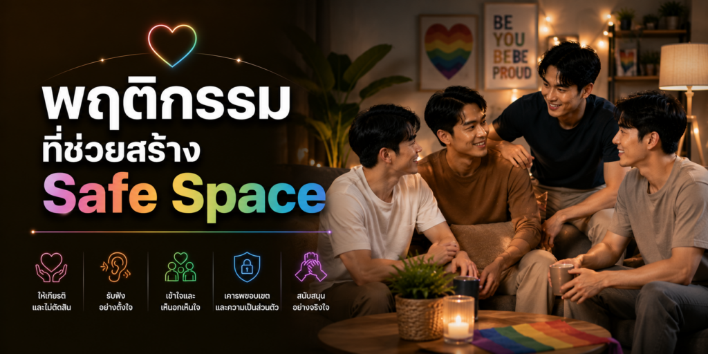 วิธีสร้าง Safe Space ในชีวิตประจำวัน
