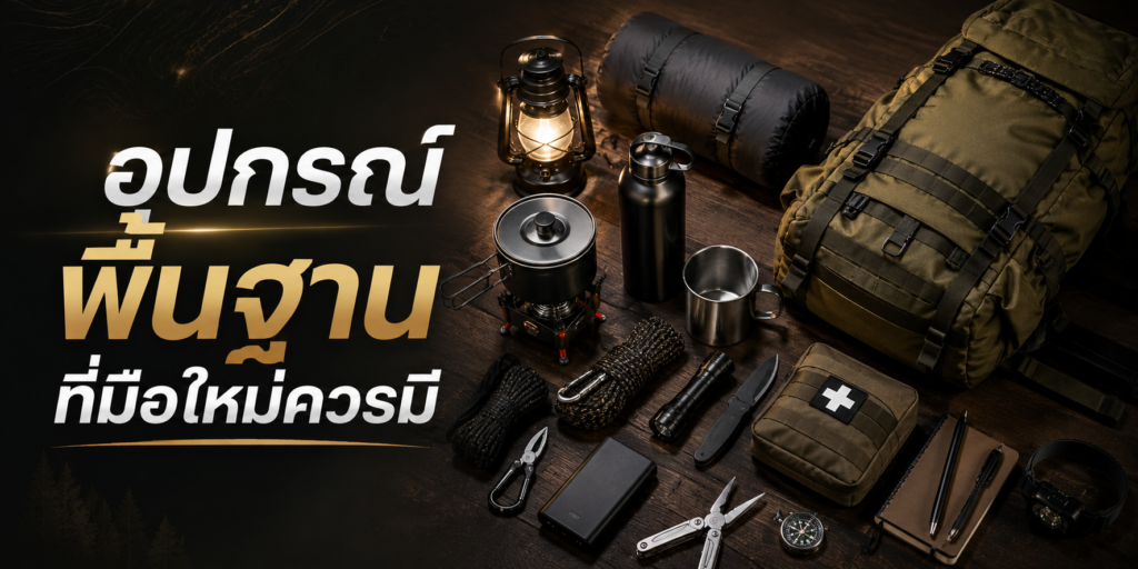 อุปกรณ์พื้นฐานที่มือใหม่ควรมี
