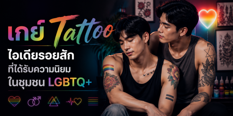 เกย์ Tattoo ไอเดียรอยสักที่ได้รับความนิยมในชุมชน LGBTQ+