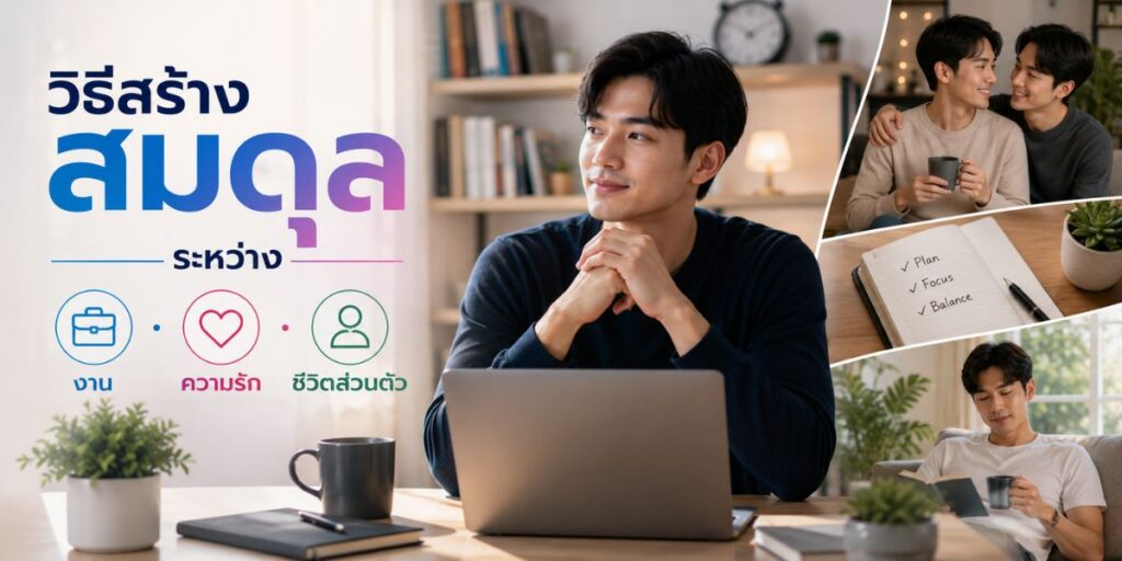 วิธีสร้างสมดุลระหว่างงาน ความรัก และชีวิตส่วนตัว