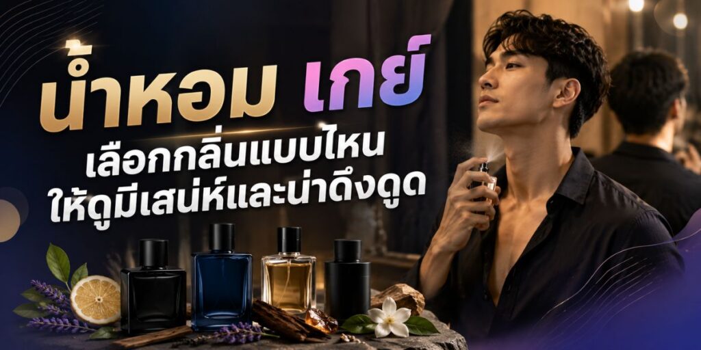 น้ำหอม เกย์ เลือกกลิ่นแบบไหนให้ดูมีเสน่ห์และน่าดึงดูด